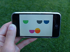 cell phone with visual storytelling example